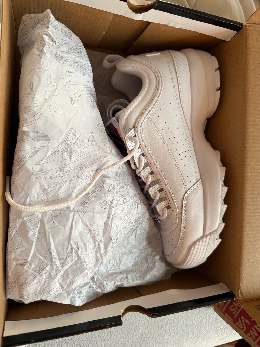 Fila Women’s Chunky Platform Sneakers in white